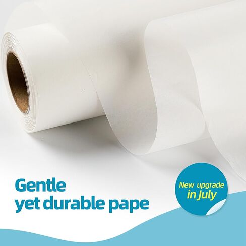 Exam Table Paper - Premium Smooth 18" X 225ft, 12 Rolls Strength Medical Exam Paper, Barrier Protection, Ideal For Doctor's Offices, Medical Facilities, Patternmaking, Tracing and More in Kuwait