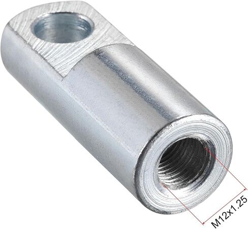 uxcell Air Cylinder Rod Clevis End M8x1.25 Female Thread 42mm Length I Type Connector 2pcs in Saudi Arabia