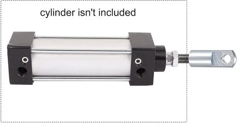 uxcell Air Cylinder Rod Clevis End M8x1.25 Female Thread 42mm Length I Type Connector 2pcs in Saudi Arabia