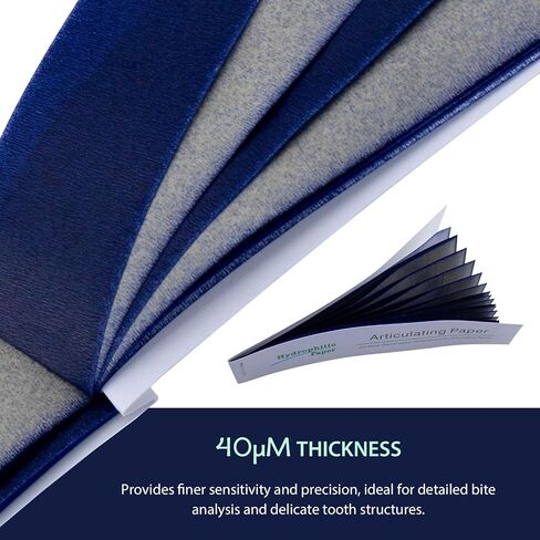 144 Sheets Dental Grade Articulating Papers by VASTMED | Micron Bite Articulating Paper & Film Doubled Side for Occlusal and Interproximal Adjustments in Kuwait