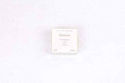 stonylab Quantitative Filter Paper Circles, 100 Pack Fast Speed Cellulose Filter Paper 25 Microns Particle Retention, 94 mm Diameter in Saudi Arabia