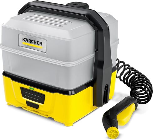 Kärcher OC 3 Plus Mobile Outdoor Cleaner, 1.8 gal. Water Tank, Spray Gun and Hose, Battery Operated, for on-to-go Cleaning, 72 PSI in Kuwait
