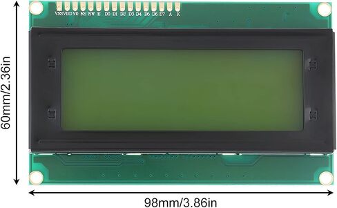 IIC I2C Serial LCD2004A LCD2004A 20x4 Display Module Fit for Arduino/Raspberry Pi / STM32, Green Backlight Characters LCD Module in Saudi Arabia