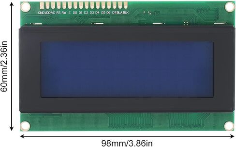 IIC I2C المسلسل LCD2004A LCD2004A 20x4 وحدة عرض تناسب Arduino/Raspberry Pi / STM32 ، وحدة LCD لأحرف الإضاءة الخلفية الخضراء in Saudi Arabia