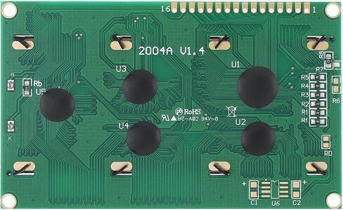IIC I2C المسلسل LCD2004A LCD2004A 20x4 وحدة عرض تناسب Arduino/Raspberry Pi / STM32 ، وحدة LCD لأحرف الإضاءة الخلفية الخضراء in Saudi Arabia