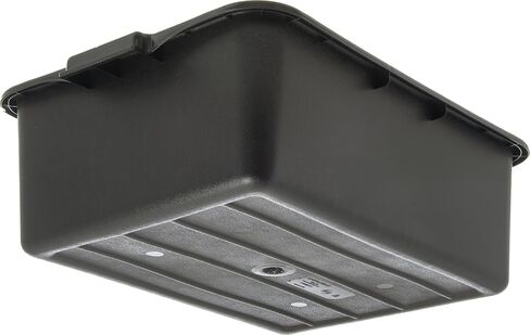 Carlisle FoodService Products Comfort Curve Tote Box Bus Box with Reinforced Rim for Kitchen, Restaurants, And Fast Food, Plastic, 7 Inches, Black in Saudi Arabia