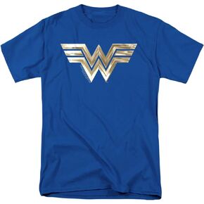 Popfunk Classic Wonder Woman 1984 Gal Gadot Golden Logo T Shirt & Stickers
