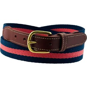 Navy Sail Red Surcingle Belt