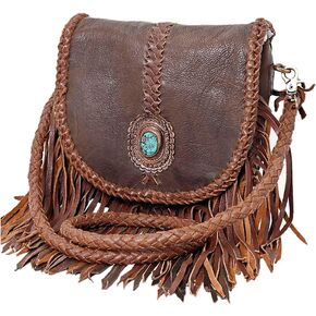 American Darling ADBGM262A Messenger Genuine Leather Women Bag Western Handbag Purse