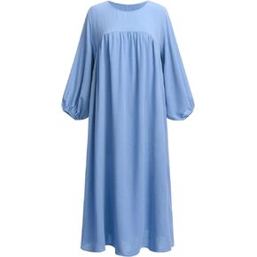 IBTOM CASTLE Abaya for Women Muslim Prayer Eid Ramadan Modest Dress Middle East Arabian Khimar Islamic Long Dubai Caftan Robe
