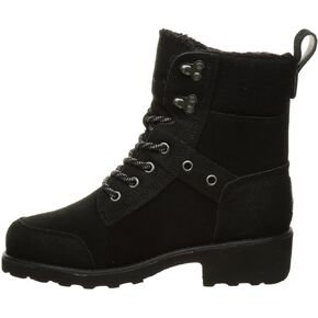 BEARPAW المرأة أليسيا متعددة الألوان | حذاء نسائي لمنتصف الساق | بوت نسائي برباط | حذاء شتوي مريح
