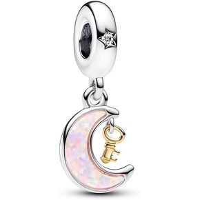 Jewelry Beer Angle Wings Star Moon Mouse Charms 925 Sterling Silver with Cubic Zirconia for Women Bracelets and Necklaces,Mother's Day Christmas Gift forGirls