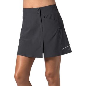 Terry Metro Skort Lite, Cycling Skorts Skirts for Women with Removable Cycling Padded Liner Shorts, Golf Outdoor Sports