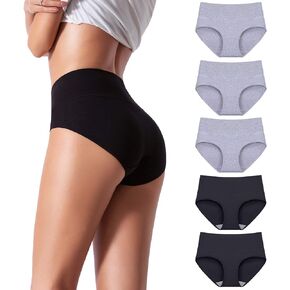 Womens Underwear Panties Ladies Briefs, High/Mid Waist, Thongs