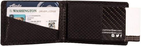 محفظة كومون فايبر للرجال من ريفلكشنز بيز من ألياف الكربون، حامل بطاقات بخاصية RFID - مايلر ذهبي in Saudi Arabia