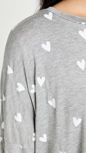 طقم شورت جيرسي نسائي من Honeydew Intimatics All American Jersey، Heather Gray Hearts، S in Saudi Arabia