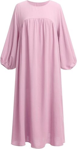 IBTOM CASTLE Abaya for Women Muslim Prayer Eid Ramadan Modest Dress Middle East Arabian Khimar Islamic Long Dubai Caftan Robe in Kuwait
