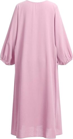 IBTOM CASTLE Abaya for Women Muslim Prayer Eid Ramadan Modest Dress Middle East Arabian Khimar Islamic Long Dubai Caftan Robe in Kuwait