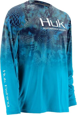 HUK H1200114-480-XL Kryptek Fade Icon Ls، Kryptek Pontus، X-Large in Saudi Arabia