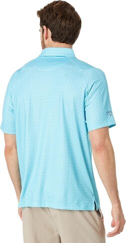 Callaway Swing Tech All Over Chevron Twill Polo in Saudi Arabia