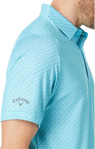 Callaway Swing Tech All Over Chevron Twill Polo in Saudi Arabia