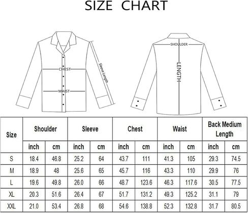 Daupanzees Men's Long Sleeve Embroidered Shirts Slim Fit Casual Button Down Shirt in Kuwait