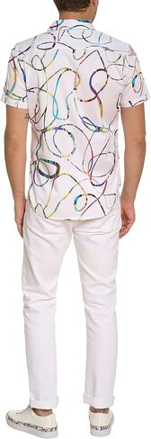 Robert Graham Men's Rampage Short-Sleeve Woven Shirt in Saudi Arabia
