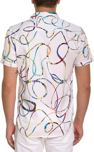 Robert Graham Men's Rampage Short-Sleeve Woven Shirt in Saudi Arabia