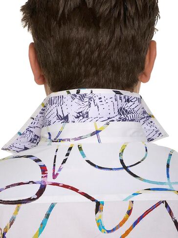 Robert Graham Men's Rampage Short-Sleeve Woven Shirt in Saudi Arabia
