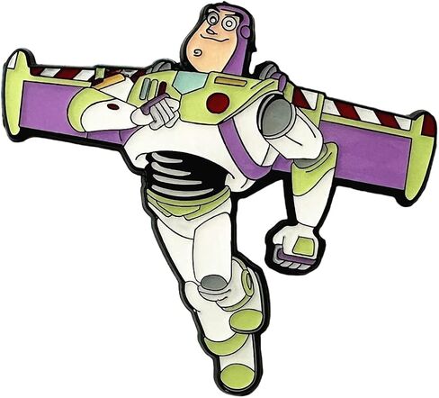 دبابيس أنيمي Buzz Lightyea، لعبة كرتونية ستوي كوسبلاي دبوس صدر معدني من سبائك الزنك البيئي، هدايا للنساء والفتيات in Kuwait