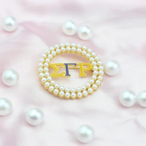 SGRh Sorority Paraphernalia Bracelet Brooch Pin 1922 Sorority Necklace Greek Sorority Gift for Women Girls in Kuwait