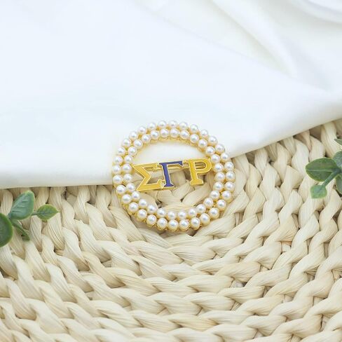 SGRh Sorority Paraphernalia Bracelet Brooch Pin 1922 Sorority Necklace Greek Sorority Gift for Women Girls in Kuwait
