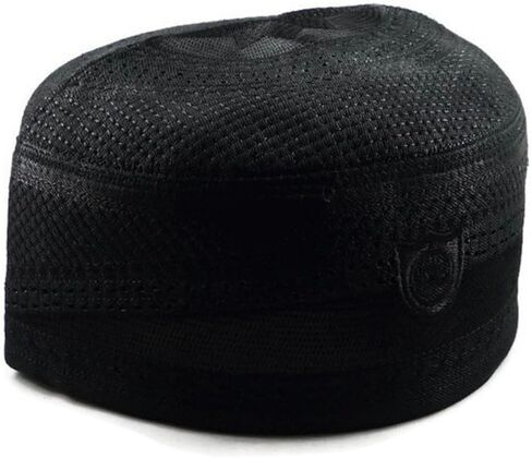 Alwee ALW004 Men's Muslim Prayer Hat Kufi Headware Skull Cap Islam Ramadan Eid Gift in Saudi Arabia