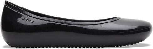 Crocs Women's Brooklyn Flats Ballet, Black, Numeric_8 in Saudi Arabia