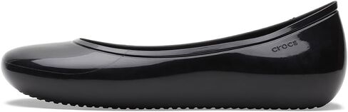 Crocs Women's Brooklyn Flats Ballet, Black, Numeric_8 in Saudi Arabia