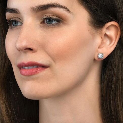 5 Pairs Cubic Zirconia Sterling Silver Stud Earrings for Women Girls,14K Small Gold Plated Tiny Stud Earrings Set for Multiple Piercing Cartilage Hypoallergenic Earrings For Men in Saudi Arabia