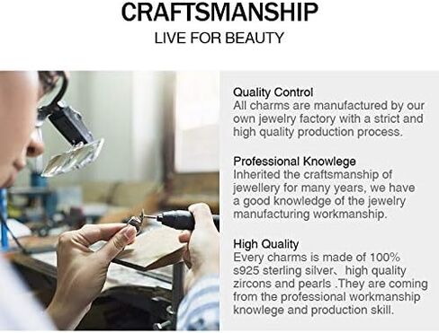 خرز من الفضة الاسترلينية عيار 925 بتصميم منطاد من سواروفسكي بتصميم منطاد بالهواء الساخن من ايفيسيتي، افضل هدية مجوهرات للاساور الساحرة للنساء والعائلة والابنة والزوجة وعيد الميلاد والذكرى السنوية in Kuwait