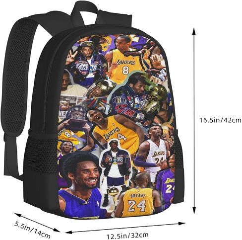 MARUHA Basketball Player Backpack,16.5 Inch small Travel Daypack Sports Bag Laptop Backpack for Men Women in Saudi Arabia