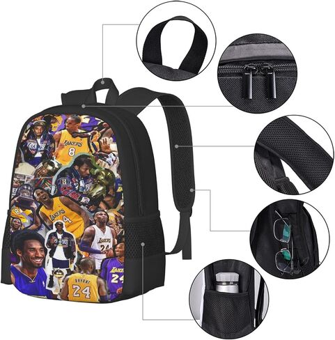 MARUHA Basketball Player Backpack,16.5 Inch small Travel Daypack Sports Bag Laptop Backpack for Men Women in Saudi Arabia
