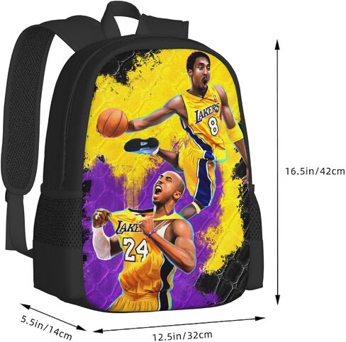 MARUHA Basketball Player Backpack,16.5 Inch small Travel Daypack Sports Bag Laptop Backpack for Men Women in Saudi Arabia