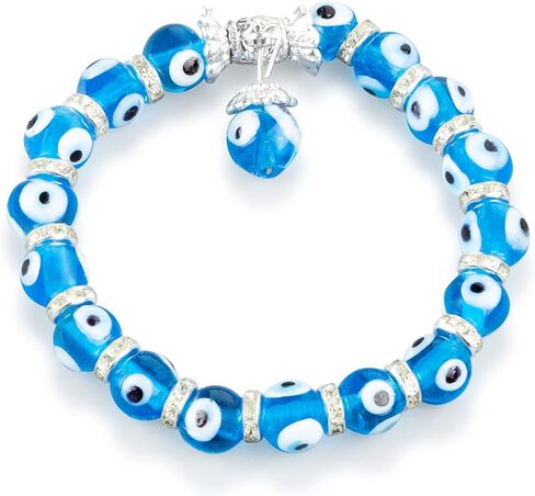 Adjustable Evil Eye Bracelets Women - 925 Sterling Silver Evil Eye Protection Bracelet For Women - Mexican Evil Eye Charm Bracelets - Sterling Silver Bracelets Women - Evil Eye Jewelry Women in Saudi Arabia