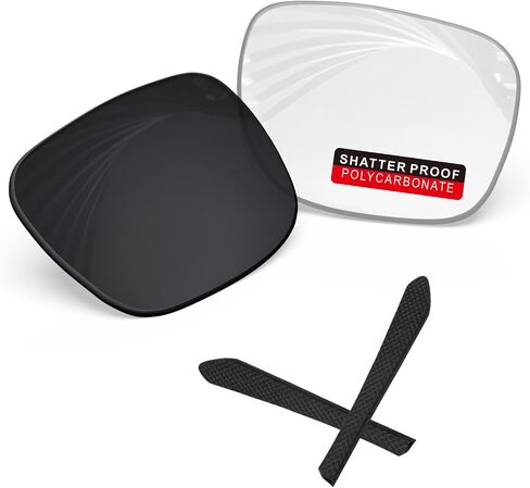 iLikeo PRO+ Polycarbonate Replacement Lenses & Ear Socks for Oakley Jupiter Squared OO9135 Sunglasses in Saudi Arabia