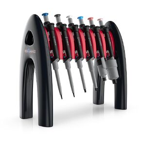 Lab Pipette Stand, Compact 6 Slots Pipettor Holder Micropipette Rack (Pipettes are not included)