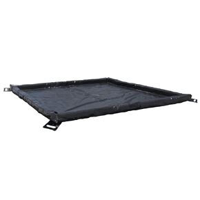 UltraTech 8570 Ultra-Containment Berm, Foam Wall Model, 4' x 6', Black