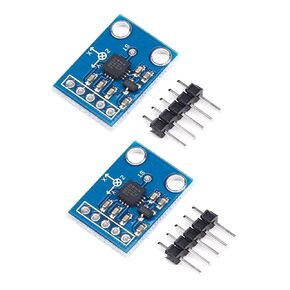 2PCS ADXL335 Sensor Module Semiconductor devices 3 Axis Accelerometer Angular Transducer Sensor Module Analog Acceleration Module Sensor Module GY-61 Analog Output 3V-5V