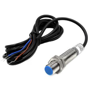 M12 Capacitive Proximity Sensor Switch Shield Type LJC12A3-2-Z/AY Detector 1-2mm 10-30VDC 200mA PNP Normally Closed(NC) 3 Wires