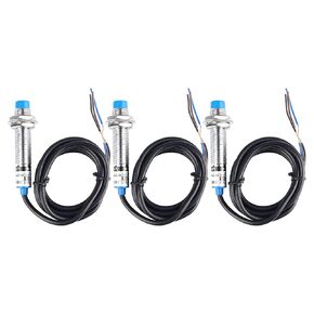 CNCTOPBAOS 3PCS LJ12A3-4-Z/AX NPN NC Sensor Detection Switches Inductive Proximity Switch Normally Closed 4mm Detecting Distance 3-Wire DC 6-36V 0.5KHz 300mA (LJ12A3-4-Z/AX)
