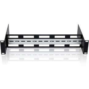 DIN Rail Mounting Bracket, Din Rail Mount High Slotted Extruded Metal Rail for Hardware Components Mounting Switch, Rack Mount DIN Rail Kit, Length 18 Inch Width 8 Inch Height 3 Inch