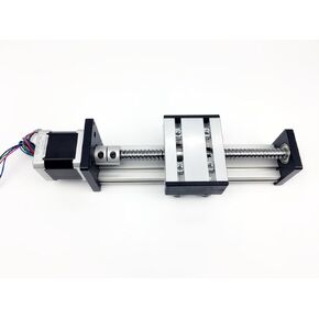 SG Series Ball Screw Slide Table, Reciprocating Motion Module, CNC Linear Guideway Stage Actuator, SFU1605 Ball Screw + nema23 (57 Stepper Motor), Effective Stroke 300mm/11.82in