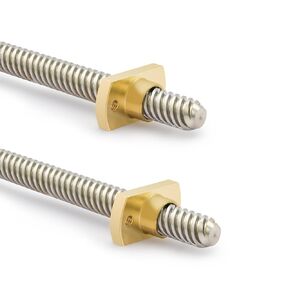 2PC Tr8x8 365mm Leads Screw with T8 Brass Nut, 3D Printer Upgrade Parts Compatible with Ender 3 V2/Ender 3 V2 Neo/Ender 3 Pro/Ender 3/Ender 3 Neo/Voxelab 3D Printer